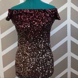 Off the shoulder dress